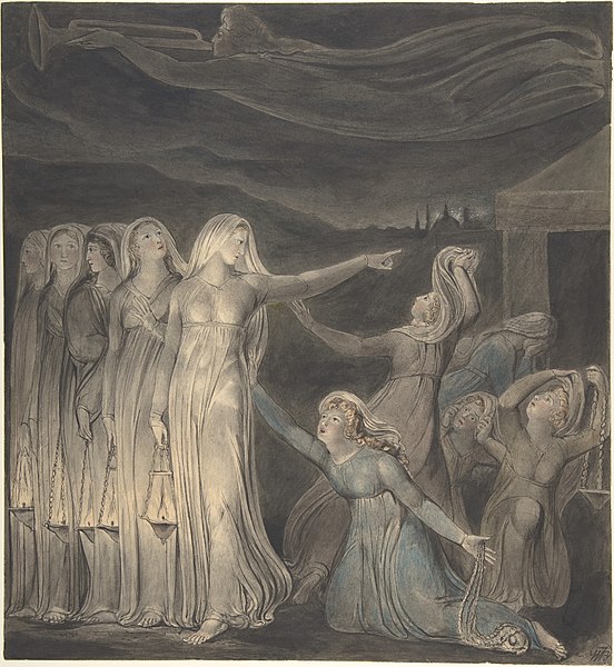 William Blake  (1757–1827)  
The Parable of the Wise and Foolish Virgins
CC0 1.0